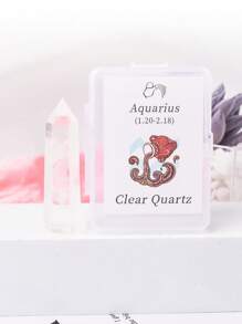1入組12星座天然水晶柑菲賽德石、紫晶、玫瑰石英黃水晶魔杖,天秤座牡羊座寶石塔,適用於家居裝飾、房間裝飾、場景裝飾、辦公桌裝飾 - 十二星座 - 查看 13