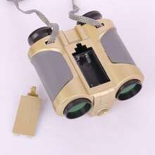 1pc Outdoor Travel Binoculars High-Definition Gift Prize Gift Toy - Gold - View 3