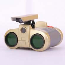 1pc Outdoor Travel Binoculars High-Definition Gift Prize Gift Toy - Gold - View 1