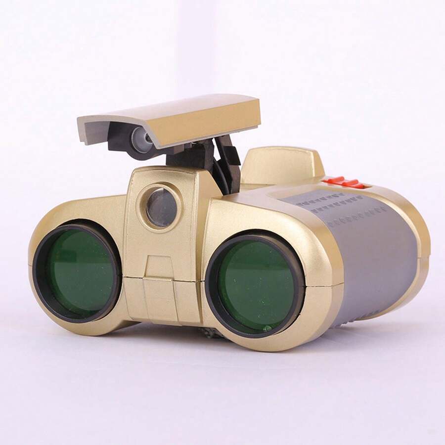 1pc Outdoor Travel Binoculars High-Definition Gift Prize Gift Toy - Gold - View 1