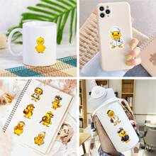 50pcs Various Types Of Yellow Duck Waterproof DIY Creative Stickers Toys,Laptop PC Computer Mobile Smartphones Phone Case Guitar Desktop Cup Travel Motorcycles Car Accessories Sticker, Perfect Gifts Stickers,Duck Stickers,Car Stickers,Iphone Stickers,Positive Duck,Duck Phone,Stickers For Laptop,Goose Stickers,Cup Sticker,Stickers,Duck Stickers,Iphone Sticker