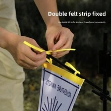 1入組戶外露營裝飾三角旗,營帳氛圍裝飾 - 工具包 - 查看 5