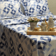 Blue and White