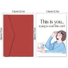 1 张、有趣的生日快乐卡、独特的生日礼物、生日装饰、送给妈妈的独特生日礼物、送给妈妈、女性、姐妹、她最好的朋友的生日快乐卡、母亲节卡片、母亲生日礼物 - 白色 - 查看 3