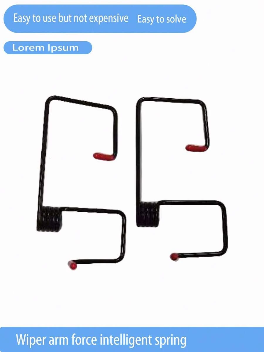 2 piezas de un nuevo tipo de brazo de limpiaparabrisas de resorte inteligente y práctico, universal y multifuncional para automóviles