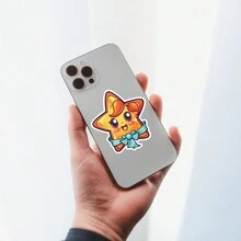 50入組/包卡通星星防水塗鴉貼紙,適用於筆記型電腦,手機,吉他,滑板,水瓶,桿,頭盔,雪板,行李箱,冰箱,門窗裝飾 - 彩色 - 查看 7