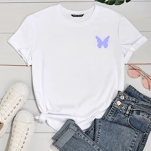 Women T-Shirts - 白色 - 查看 2