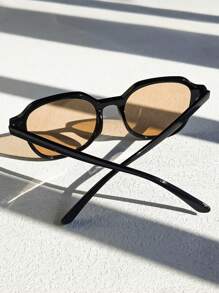1pair Unisex New Korean Fashion Large Frame Fashion Glasses, Slimming Face, Social Media Star Street Style Chic Eyeglasses Beach Accessories For Women Glasses Shades Basics Fall Winter Women Outfits Clothes Business Casual Gifts For Summer Beach Vacation,Outdoor,Travel Preppy Style For Back To School