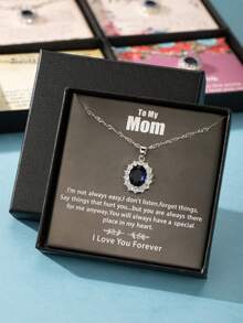 1 Pc Fashion Gorgeous Ladies Water Drop Pendant Necklace For Gifts - Multicolor - View 6