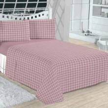 Sheet Sets With Pillowcases - Màu hồng gỉ - Xem 1