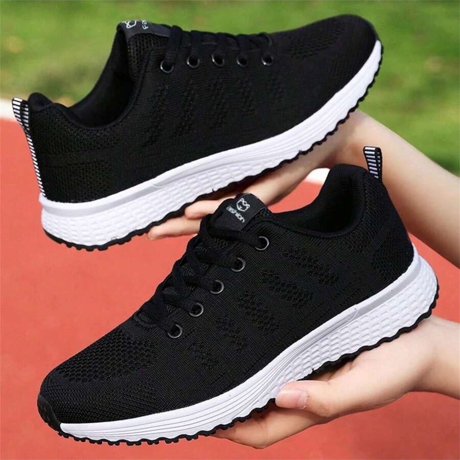 New Men's Sports Shoes, Breathable Mesh Fabric, Fashionable And Versatile, Lightweight, Comfortable, Durable Soft-Sole Running Shoes