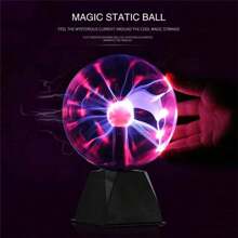 1pc ABS Decorative Light, Modernist Ball Design Decoration Light For Home - Black - View 6