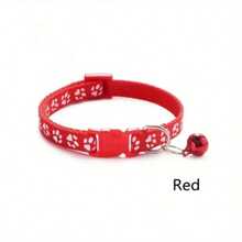 6pcs Random Quick Release Dog Collar With Bell - Cute Printed Pet Collar For Cats And Kittens - AdjuStable - Multicolor - View 9