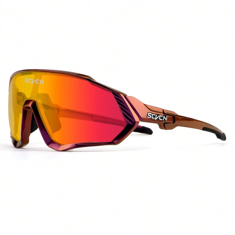 SCVCN 运动眼镜、骑行眼镜、跑步眼镜、摩托车眼镜、高尔夫眼镜、钓鱼眼镜、男女沙滩眼镜 - 彩色 - 查看 1