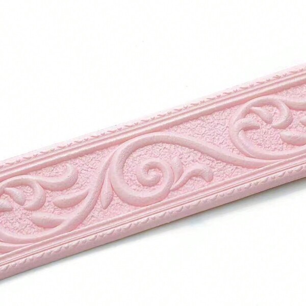 1pc Self-Adhesive Foam Baseboard Molding Corner Line For Wall Decoration, Waterproof, Anticollision And Beautification.