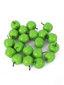 10pcs Artificial Green Apple - Green Apple - View 5