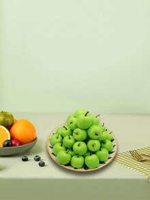 10pcs Artificial Green Apple - Green Apple - View 3