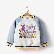 1入easter卡通設計熱轉印貼花,可用於t恤、牛仔褲、夾克、褲子、襪子、棒球帽等衣服或復活節裝飾 - C5 - 查看 3