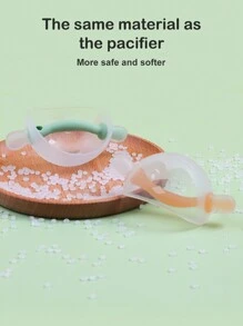 1 Pc Baby  And Night  Silicone Penguin Teether Nursing Glove With Dust-Proof Storage Box Light Weight Anti Eating Hands No Dirt Clean Teething Toy - 綠色 - 查看 6