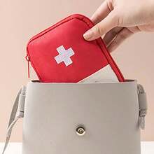 Bolsa Médica Portátil Para Almacenamiento De Medicamentos, Bolsa Para Botiquín De Primeros Auxilios Para Viajes Y Emergencias, 1 Ud. - Rosa - Ver 2