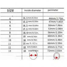 1件時尚情侶戒指,帶電心電圖和夜光,心形鈦鋼戒指,女性的日常飾品 - 無色 - 查看 5