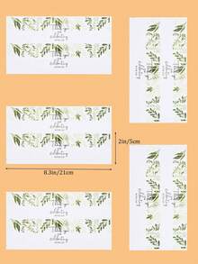 1套10入組生日派對水樽貼紙,水樽貼標籤,派對貼紙 - 彩色 - 查看 2
