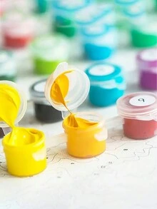 1入組40*50厘米晴朗海灘景觀數字油畫 - 彩色 - 查看 4