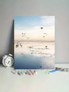 1入組40*50厘米晴朗海灘景觀數字油畫 - 彩色 - 查看 1