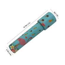 1個經典萬花筒玩具,隨機顏色,觀賞奇幻景象 - 彩色 - 查看 2