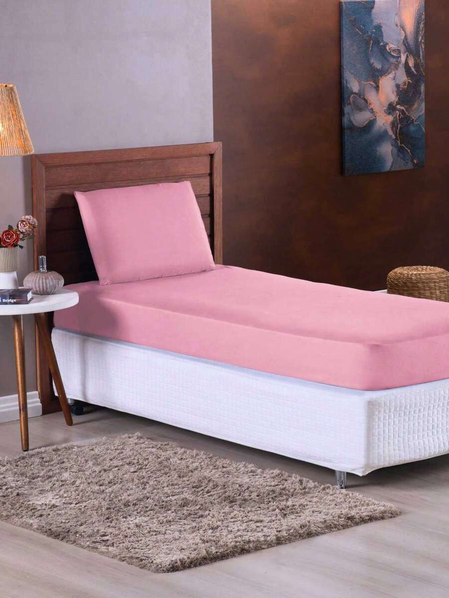 Bed Skirts - 乾枯玫瑰色 - 查看 1