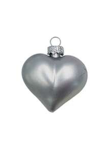12入組情人節主題心形和桃心電鍍球派對、婚禮、酒店、商場、家庭裝飾掛飾 - 銀色 - 查看 6