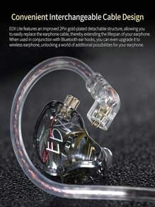 KZ EDX Lite 3.5MM 动圈 HIFI 耳机环绕立体声重低音音乐入耳式耳塞监听舞台直播耳机运动游戏防噪音耳机 - 灰色-不含麥克風 - 查看 4