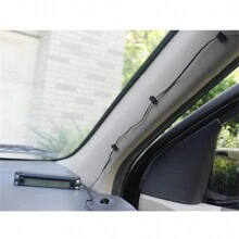 20pcs Self-Adhesive Car Fixed Clip Car GPS Data Cable Light Cord Decorative Wire Fixing Organizer Wire Management Harness Clamp - Multicolor - View 4