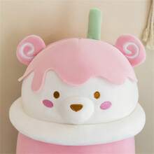 粉紅色水果茶熊填充毛絨玩具26cm / 10.2in,適用於睡覺,擁抱,贈送禮物,四面彈性四面伸展絨毛,手感柔軟,不掉毛,不脫色,耐壓,回彈性強,適合生日,節日贈送禮物 - 粉色 - 查看 3