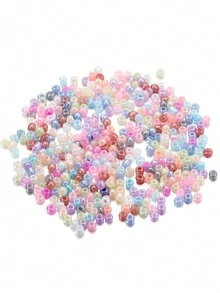 500pcs 3mm Cute Colorful Charm Macaron Glass Seed Beads Cute Small Bead Sweets For DIY Necklace Jewelry Craft Making Accessories - 3mm Macaron Rice Beads - View 2
