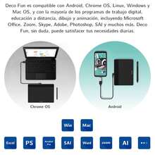 Tableta Gráfica Digitalizadora XP Pen  Drawing DECO FUN XS - Azul - Ver 3