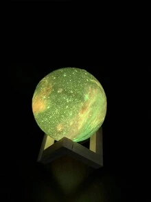 7 色月亮和星空 3d 燈浪漫裝飾小夜燈,特殊月亮球小夜燈家居裝飾生日禮物 - 7色 - 查看 8