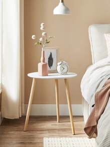 VASAGLE Lot de 2 Tables Basses gigognes - SONGMICS - Style scandinave - Blanc et Couleur Boisée - Blanc - Voir 4