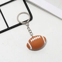 Cute 1pc/5pcs Men's Miniature 3cm Simulation Keychain For Soccer, Basketball, Tennis, American Football And Car, Keychain Ring, Sport Souvenir And Gift Car Accessories Bag Charm Backpack For School Goth Y2k