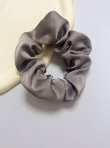 1pc Women's Multicolor Plain Fabric Hair Tie, Suitable For Daily Wear - Multicolor - View 13