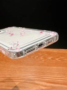 Funda de teléfono con patrón floral minimalista compatible con iPhone 17 Pro Max - Multicolor - Ver 4