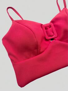 Women Tops - 紅色 - 查看 8