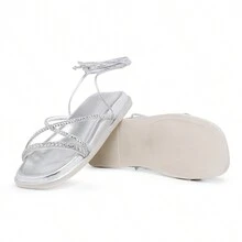 Women Sports Sandals - 銀色 - 查看 6