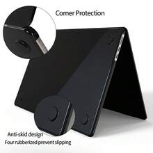 5 In 1 Compatible With Macbook Air M2 13.6 Inch Case 2022 2023 Release Model A2681 With 13.6" Liquid Retina Display, Black Crystal Hard Shell & Polishing Cloth & OTG Adapter & Keyboard Cover, Golden Sexy Beauty - Black Shell Gold Sexy Beauty - View 5