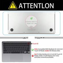 5 In 1 Compatible With Macbook Air M2 13.6 Inch Case 2022 2023 Release Model A2681 With 13.6" Liquid Retina Display, Black Crystal Hard Shell & Polishing Cloth & OTG Adapter & Keyboard Cover, Golden Sexy Beauty - Black Shell Gold Sexy Beauty - View 3