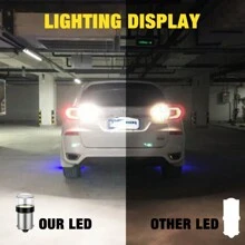 S&D 2入組汽車led P21w 1156 Ba15s 1157 Bay15d P21/5w轉向燈燈泡r5w R10w汽車傳動方向燈12v 6000k白色紅色黃色