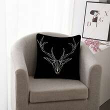 1入抽象現代幾何圖案裝飾枕套,多色可選,適用於家居裝飾、沙發、客廳、辦公室和臥室 - 彩色 - 查看 4