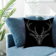 1入抽象現代幾何圖案裝飾枕套,多色可選,適用於家居裝飾、沙發、客廳、辦公室和臥室 - 彩色 - 查看 7