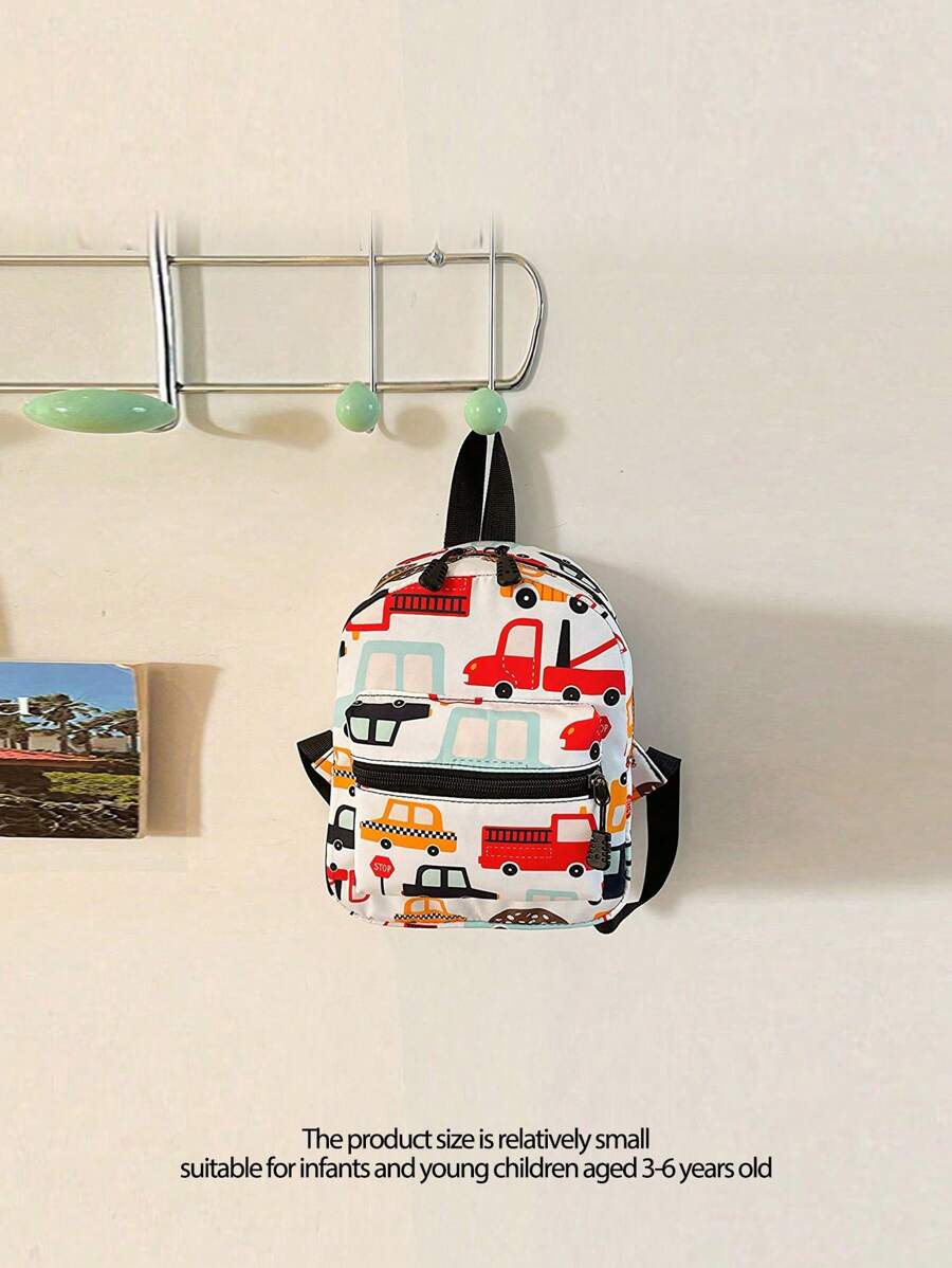 1 chiếc ba lô mini cho trẻ em, họa tiết khủng long và kỳ lân hoạt hình, cặp sách dễ thương cho bé mẫu giáo, ba lô trẻ em dành cho bé trai và bé gái. - Màu be - Xem 1