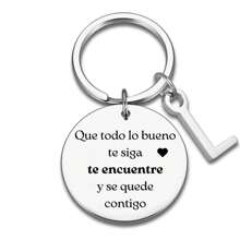 街头西班牙语最佳朋友情侣钥匙扣 S 男女通用 儿子女儿 毕业钥匙扣 老板 同事 离职 感谢 情人节 汽车配件 包包挂饰 背包 学生 可爱哥特 Y2K 万圣节配件 教师节 圣诞节礼物创意 包包配件 带证件夹的挂绳 汽车配件 包包挂饰 汽车配件 姐妹 - 銀色 - 查看 4